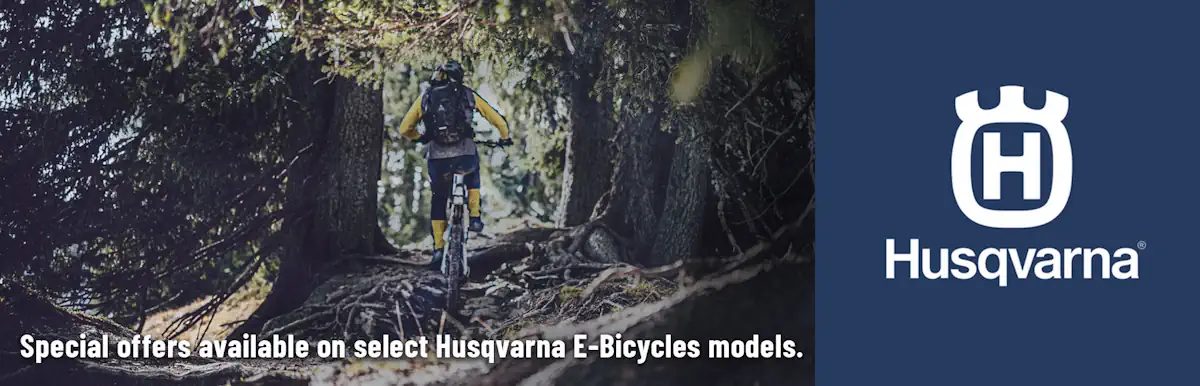 You are currently viewing Special offers available on select Husqvarna E-Bicycles models