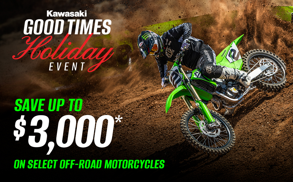 Read more about the article SAVE UP TO $3,000* ON SELECT OFF-ROAD MOTORCYCLES